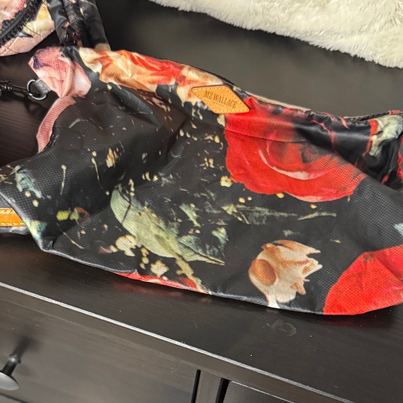 MZ Wallace Medium Metro Tote in Rose Print Quilted Oxford - Picture 7 of 8